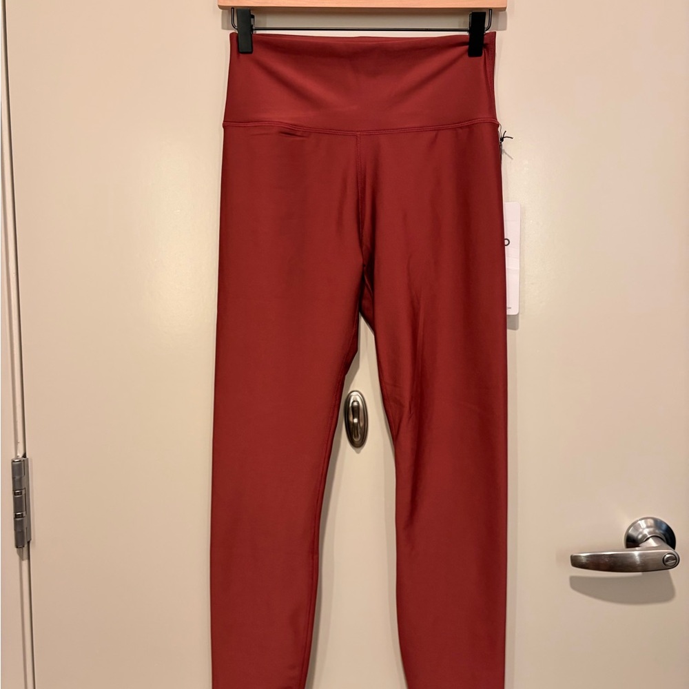 ALO Yoga Burgundy Truffle Leggings